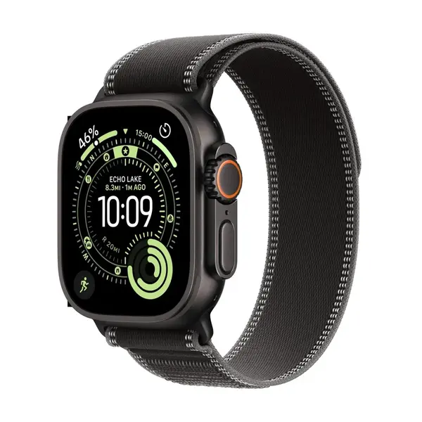Apple Watch Ultra 3 - 49mm Trail Loop černé/uhlové S/M