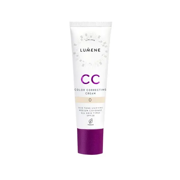 Lumene CC Color Correcting Cream SPF20 tónovaný pleťový CC krém - 0.0 30 ml