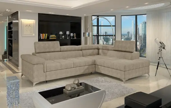 Sedací souprava Eridano Provedení: Pravá varianta, látka: Amore 18