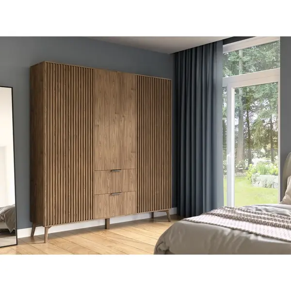 Šatní skříň Entsian Barva korpusu: Dub - Artisan