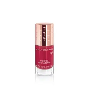 Naj-Oleari Oleo gel Nail Lacquer lak na nehty s gelovým efektem - 23 currant red 8 ml