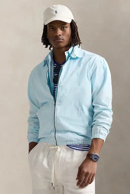 Bavlněná bunda Polo Ralph Lauren Unlined Windbreaker modrá barva, 710961831