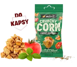 MIXIT Crunchy corn do kapsy - Rajče & bazalka 40 g