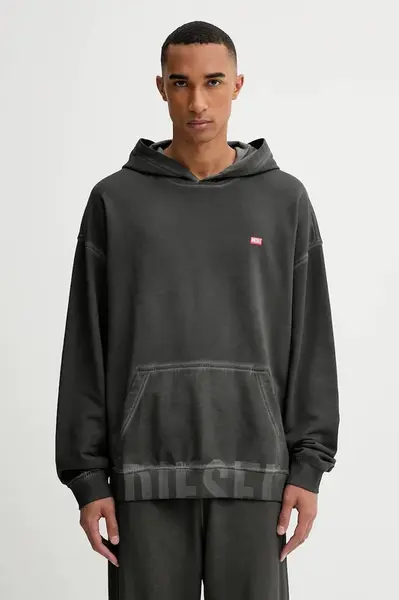 Bavlněná mikina Diesel S-BOXT-HOOD-T4