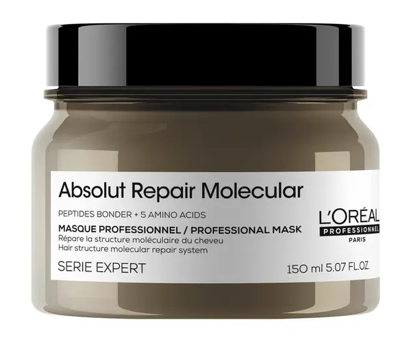 Maska pro poškozené vlasy Loréal Professionnel Serie Expert Absolut Repair Molecular - 150 ml - L’Oréal Professionnel + dárek zdarma