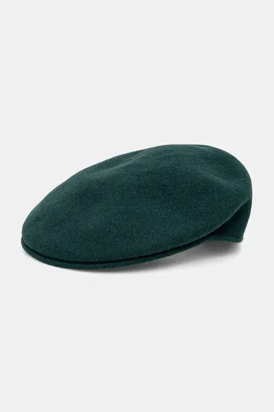 Vlněná čepice Kangol 504 zelená barva, 0258BC.DE301