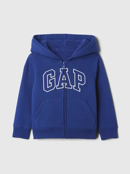 GAP Baby sherpa mikina s logem - Kluci