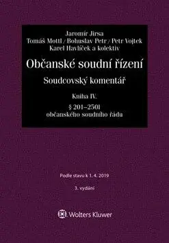 Občanské soudní řízení Kniha IV - Jaromír Jirsa