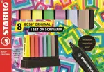 Zvýrazňovač STABILO BOSS ORIGINAL deskset - 8 ks