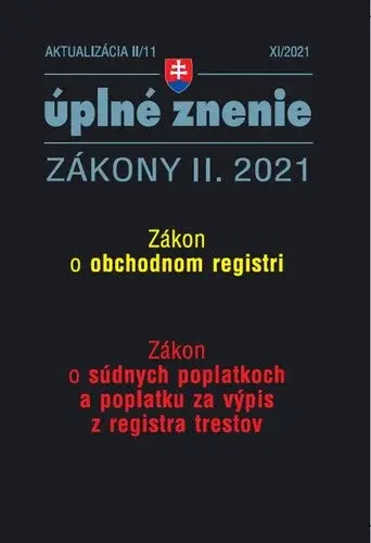 Aktualizácia II/11 2021 Obchodný register