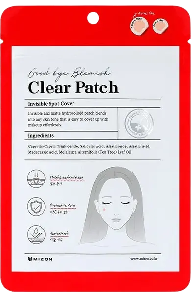 MIZON Goog Bye Blemish Clear Patch, Čistiace náplasti na problematickú pleť 44 ks