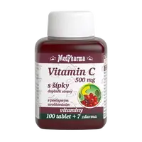 MEDPHARMA Vitamín C 500mg so šípkami 107 tabliet