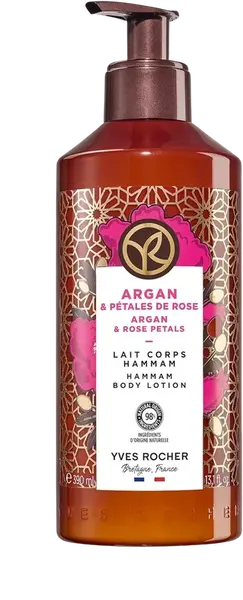 YVES ROCHER Telové mlieko Argan & ruža z Maroka 390 ml