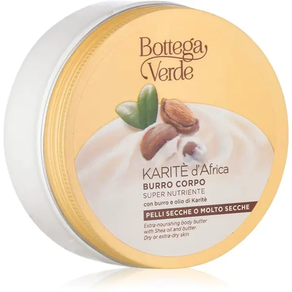 Bottega Verde Karitè d'Africa výživné telové maslo s bambuckým maslom 150 ml