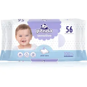 BELLA Baby Happy Panda vlhčené obrúsky pre deti 56 ks