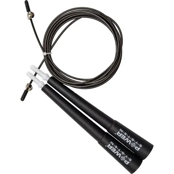 Power System Jump Rope švihadlo farba Black 1 ks