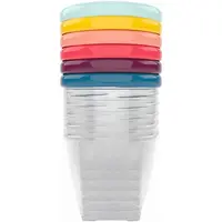 Babymoov Bowls Multicolor miska s viečkom 6x250 ml