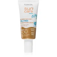 FlosLek Laboratorium Sun Care Derma City BB zmatňujúci BB krém bez obsahu oleja SPF 50+ 30 ml