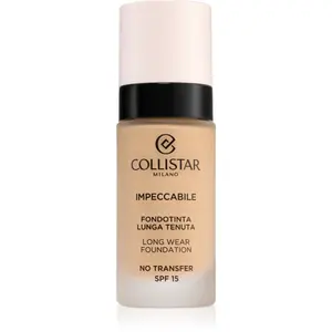 Collistar Impeccabile Long Wear Foundation dlhotrvajúci make-up SPF 15 3R Rosy Natural 30 ml