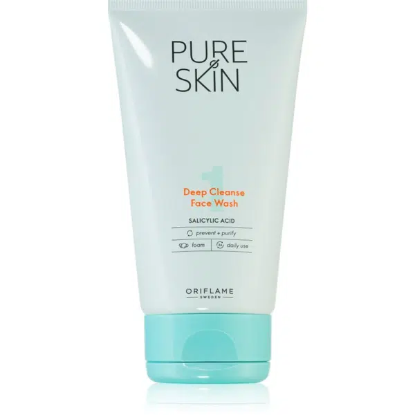 Oriflame Pure Skin čistiaci pleťový gél pre mastnú pleť 150 ml