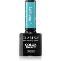 Claresa SoakOff UV/LED Color Lollipop gélový lak na nechty odtieň 5 g