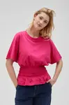 Marisse Women's T-Shirt L-Ts-4638 Fuchsia