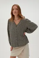 Marisse Women's Shirt L-Ko-4607 Black