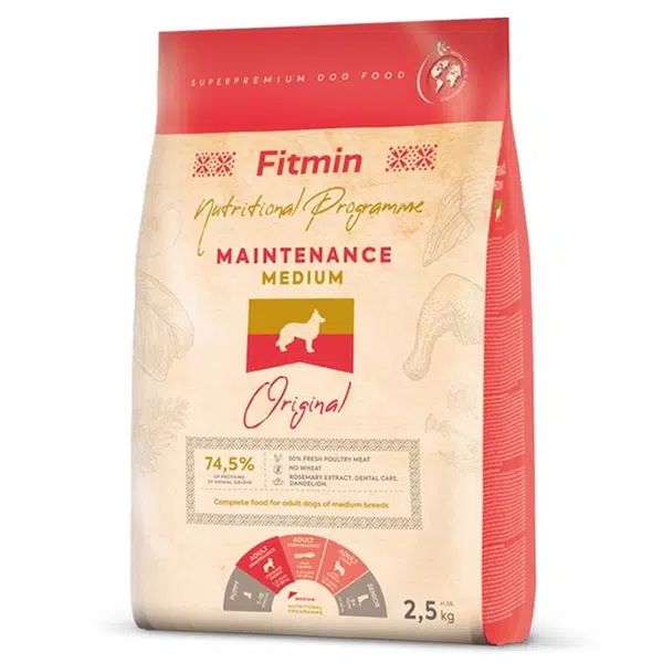 Fitmin Dog Medium Maintenance 2,5 kg | Granule pre psov