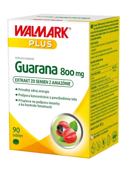 WALMARK Guarana 800 mg 90 tabliet