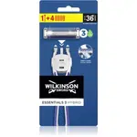 Wilkinson Sword Essentials 3 Hybrid holiaci strojček + náhradné hlavice 4 ks
