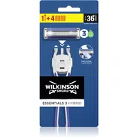 Wilkinson Sword Essentials 3 Hybrid holiaci strojček + náhradné hlavice 4 ks
