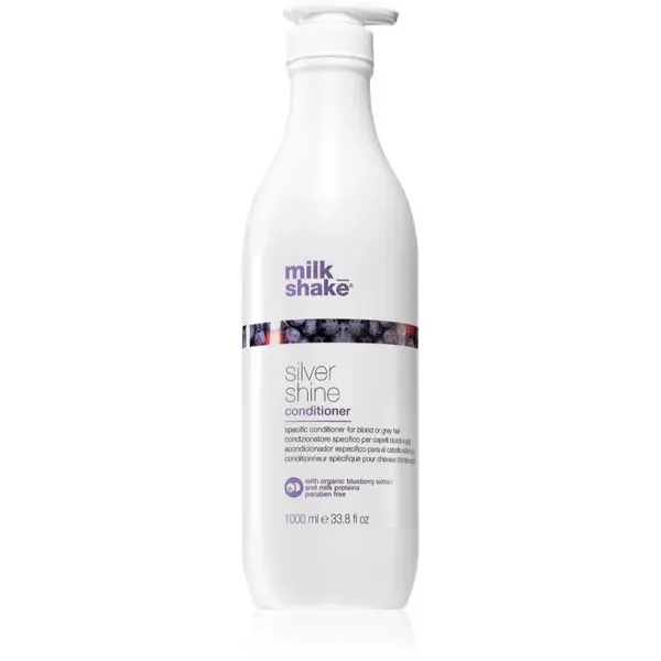 milk_shake® Silver Shine kondicionér pre blond vlasy neutralizujúci žlté tóny 1000 ml