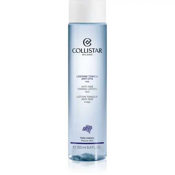 Collistar Cleansing Anti-age Toning Lotion Face rozjasňujúce tonikum s protivráskovým účinkom 250 ml