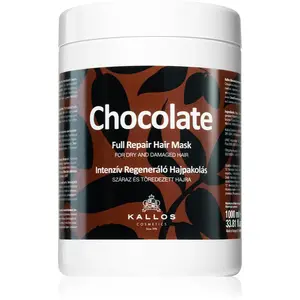 Kallos Kallos Classic Chocolate regeneračná maska pre suché a poškodené vlasy 1000 ml