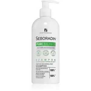 Seboradin Pure Balance čistiaci šampón pre mastné, jemné a porézne vlasy 400 ml