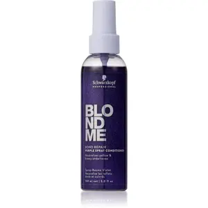 Schwarzkopf Professional Blondme Bond Repair Purple Spray Conditioner fialový kondicionér v spreji 150 ml