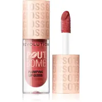 Revolution Pout Bomb lesk na pery so zväčšujúcim efektom odtieň Melba Warm Peach 4.6 ml