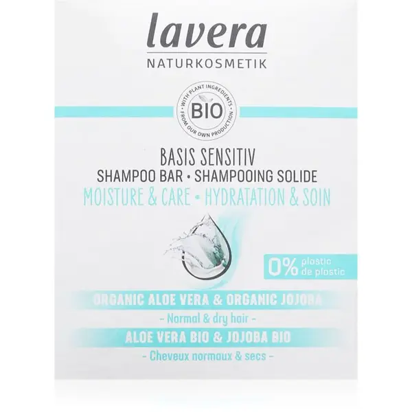 Lavera Basis Sensitiv tuhý šampón pre citlivú pokožku hlavy 50 g
