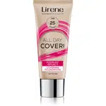 Lirene Vitamin E krycí fluidný make-up odtieň 25 Tanned 30 ml