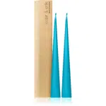 ester & erik cone candles turquoise (no. 56) dekoratívna sviečka 2x37 cm