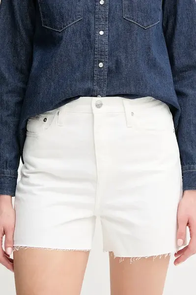 Rifľové krátke nohavice Calvin Klein Jeans