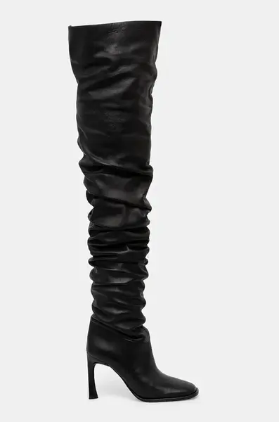 Kožené čižmy MICHAEL Michael Kors Kelsea