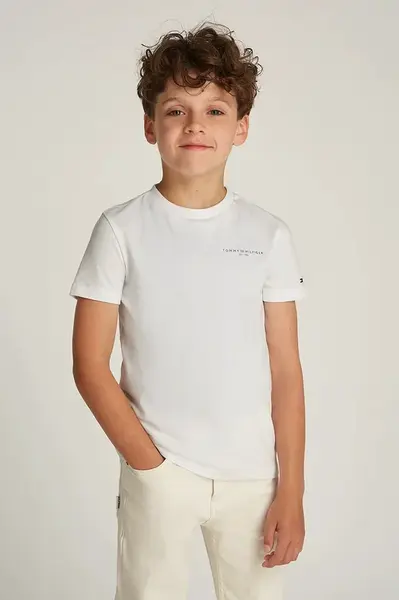 Detské bavlnené tričko Tommy Hilfiger