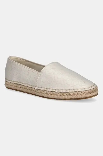 Espadrilky Calvin Klein FLAT ESPADRILLE - JACQ