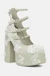 Lodičky Koi Footwear Wild Lotus Butterfly Lace Platform Heels
