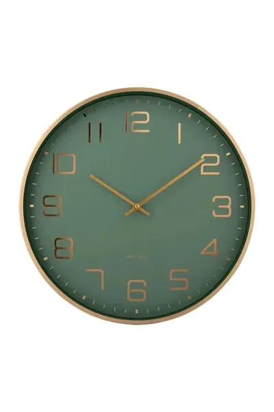 Nástenné hodiny Karlsson Elegance Glow