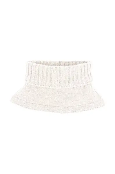 Detský šál komín Jamiks ALINE béžová farba, jednofarebný, JZH429