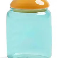 Nádoba s vekom &k amsterdam puffy turquoise