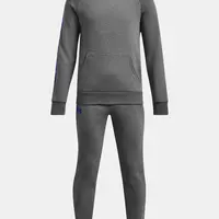 Sada chlapčenskej mikiny a teplákov v šedej farbe Under Armour Rival
