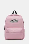 Ruksak Vans ružová farba, veľký, s nášivkou, VN000H4YEN71